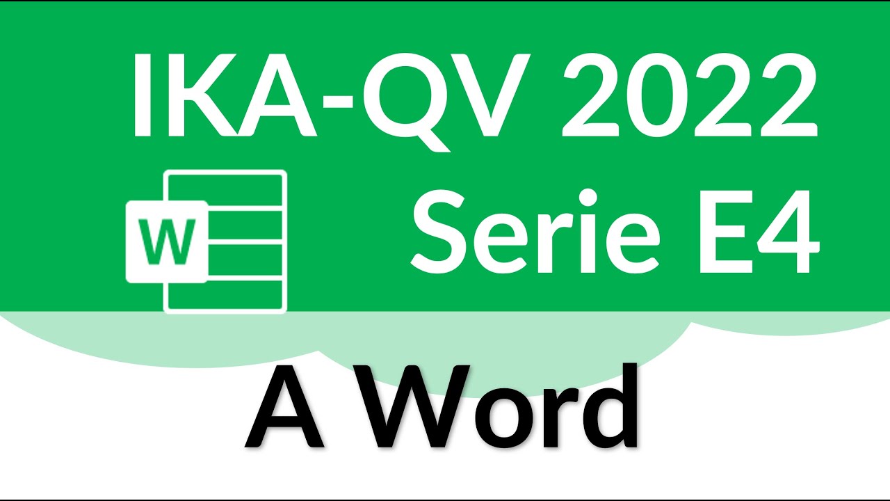 2022 E4 A Word - YouTube