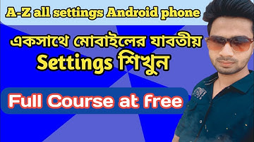 The most Important And Useful Secret Settings Accessibility of Android phone | Bangla|
