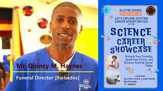 Quincy M. Haynes || Funeral Director Shares About His Work With Students