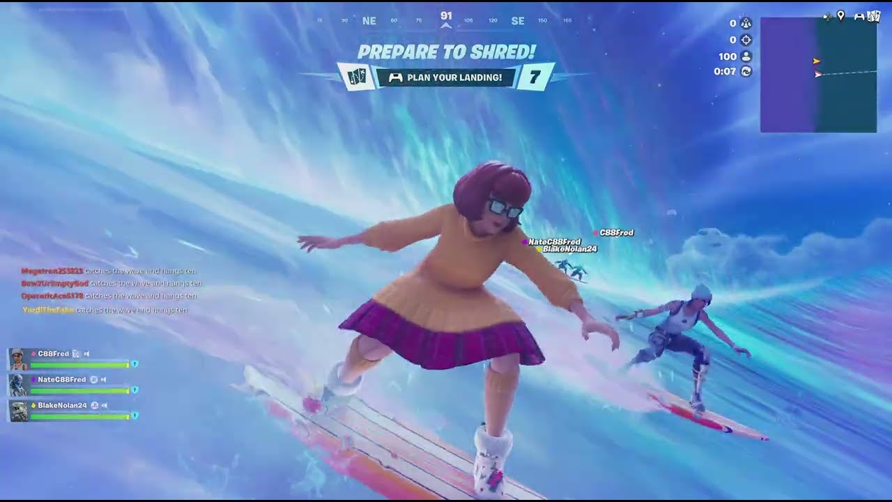 Fortnite on Christmas Day 