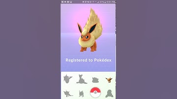 Pokemon GO! - Evolving Eevee into Flareon.