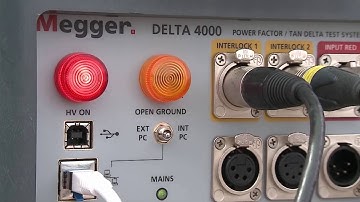 TRANSFORMER TAN DELTA TEST (CAPACITANCE) FOR WINDING BY MEGGER DELTA 4300 KIT IN ENGLISH AND ARABIC