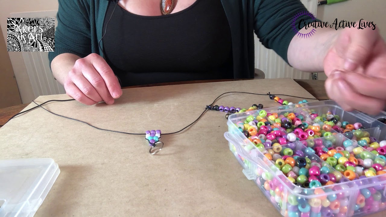How to Make a Bead Lizard Keyring