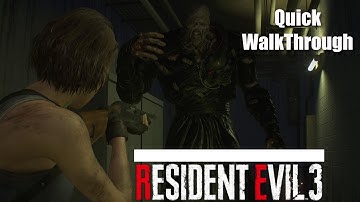 Resident Evil 3 Nemesis DEMO - Complete Walkthrough in 3 minutes