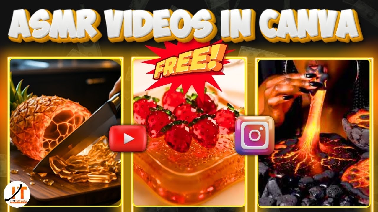 Create Viral ASMR Videos in Canva | 100% FREE & Easy! 