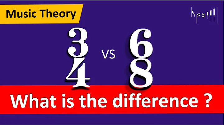 3/4 vs 6/8 Time Signatures - What is the difference between 3/4 and 6/8?