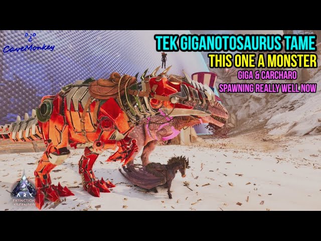 Ark Survival Ascended Official PVE Top ,Tek Giga Female ,Melee & Health Ark Survival Ascended Official PVE Top ,Tek Giga Female ,Melee & Health