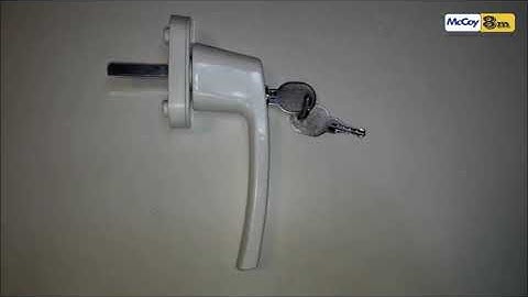 Multi-Point Locking Handle with Key for Sliding Doors & Window (McCoy EHK-1)