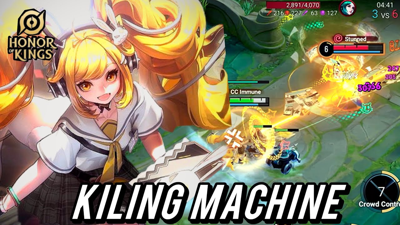Honor of kings | Angela Manga Crossover Epic Skin Gameplay | Zay Hok ||