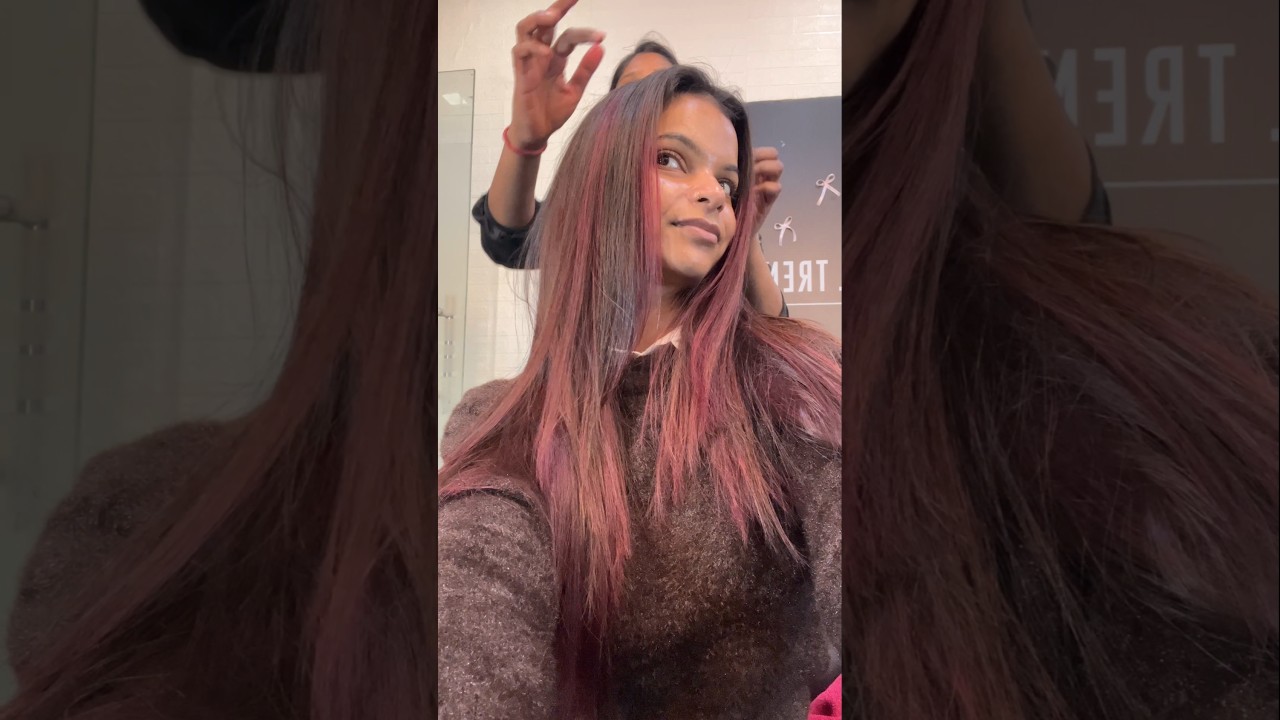 🤎 Relaxing selfcare day 😌 red hair color 😍 kese lage #youtubeshorts #selfcare #shorts #vlog