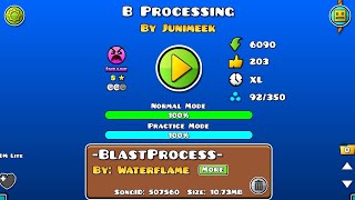 Blast Processing 2.2 B Processing By Junimeek 100% Complete | Geometry Dash 2.2
