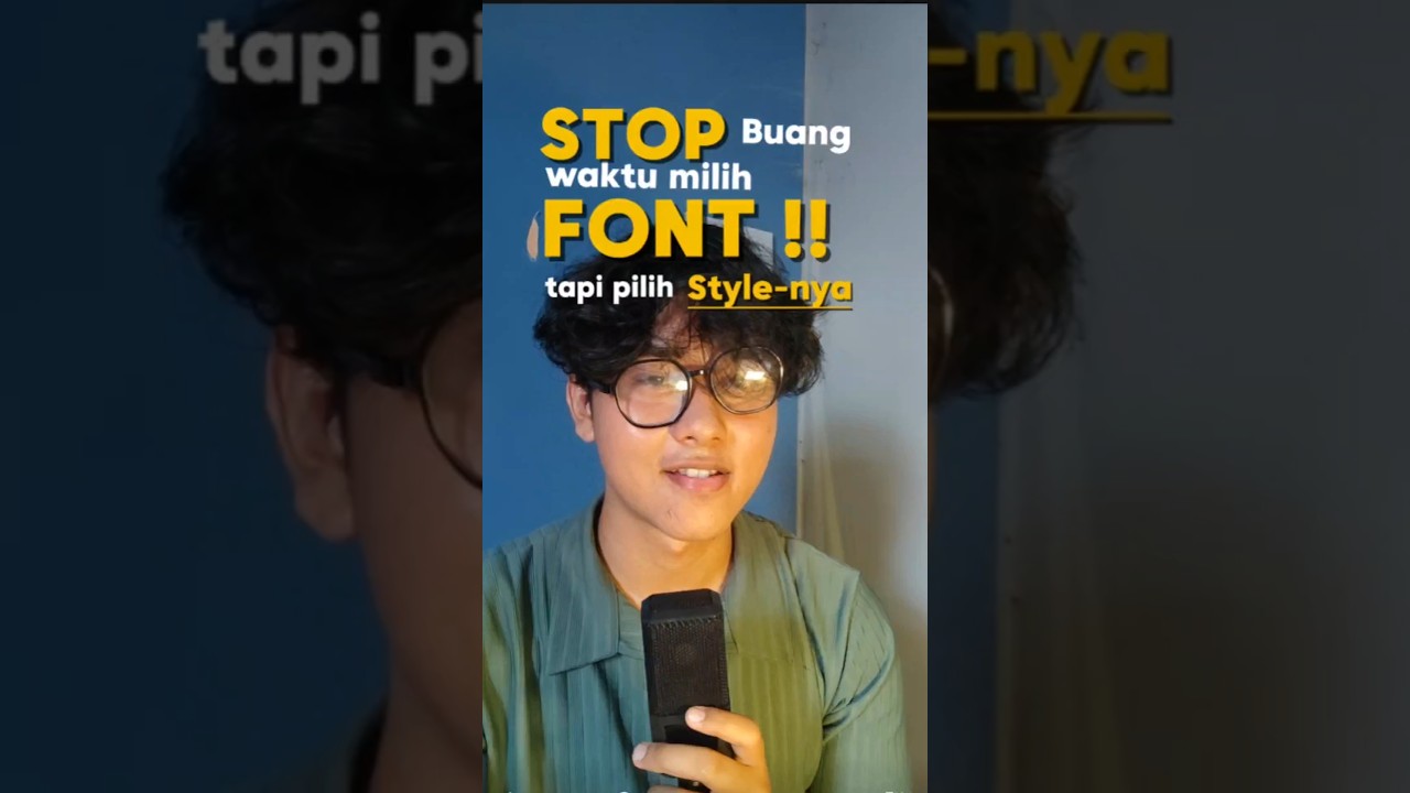 Saya Tahu Rahasia Memilih Font Dengan CEPAT