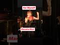 ”For Myself ”– Live at Shibuya Loft Heaven 　by Manaho Mori　（森　真帆）