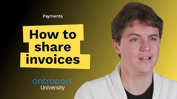 How to create an invoice and share it with customers automatically