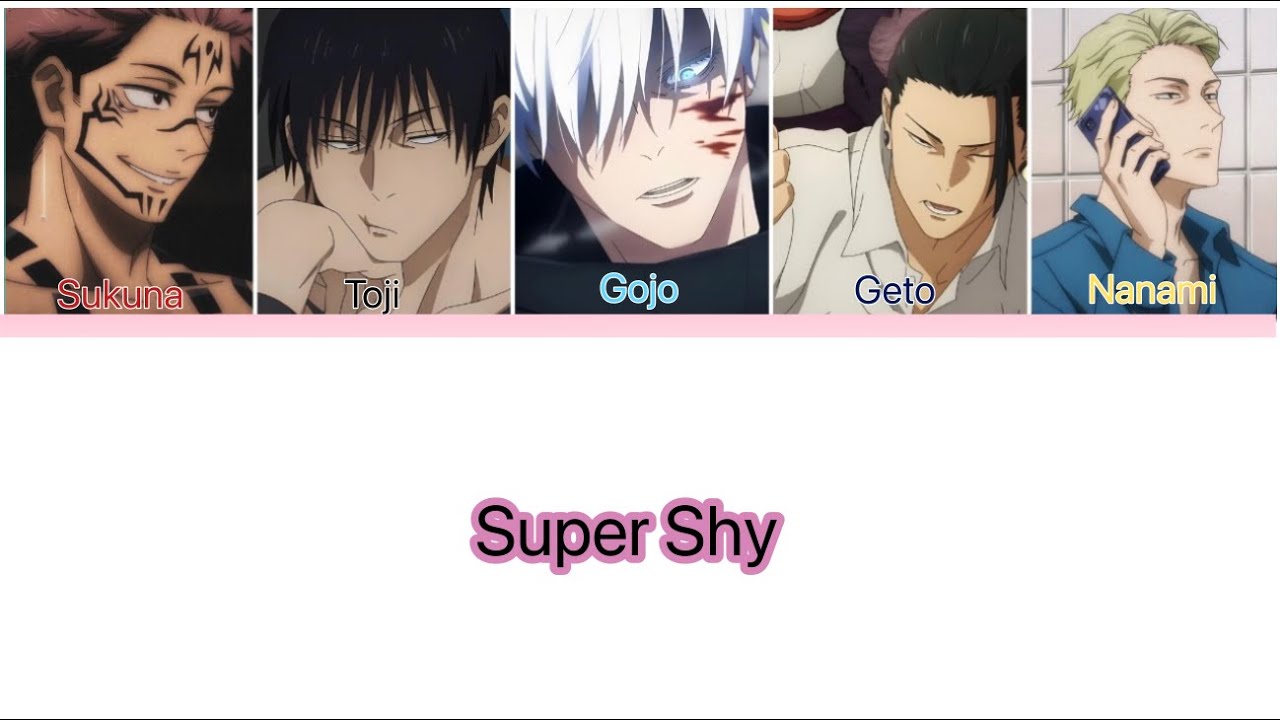 [AI COVER] Super Shy (NewJeans) - Jujutsu Kaisen (Sukuna, Toji, Gojo, Geto, Nanami)