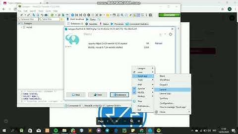 Tutorial Laravel menggunakan Laragon