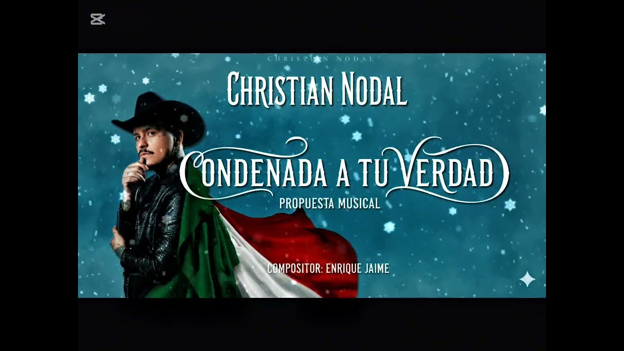Christian nodal - condenada a tu verdad (letra oficial)