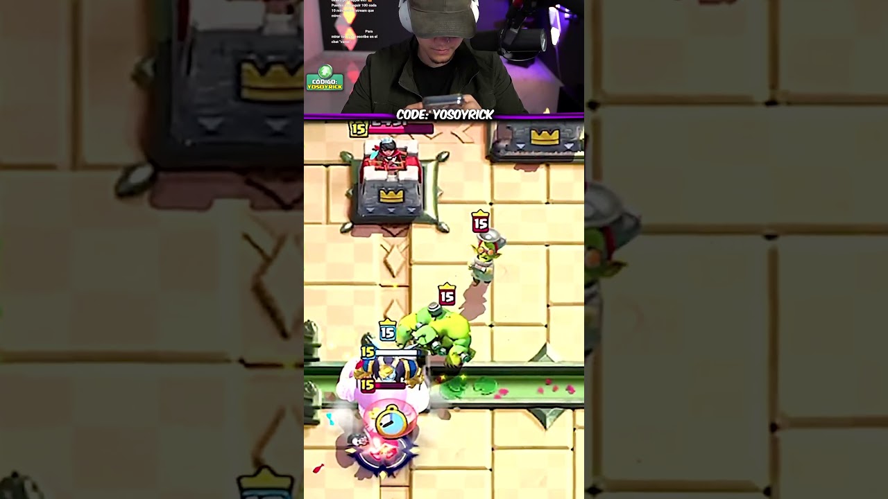 Jugadas con 10,000 iq con Mega Héroe en Clash Royale!