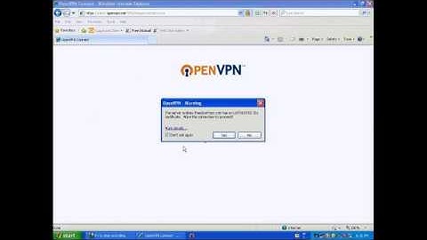 Windows XP - OpenVPN - Change Servers