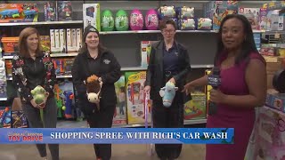 Rich's Car Wash goes on a Magical Christmas Toy Drive shopping spree