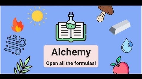 Alchmy merge new formulas (550 - 580) in unlock order