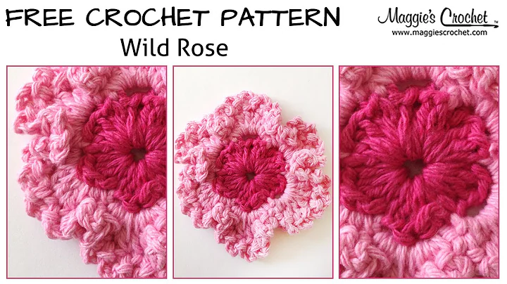 Create Stunning Wild Rose Crochet with this Free Pattern!