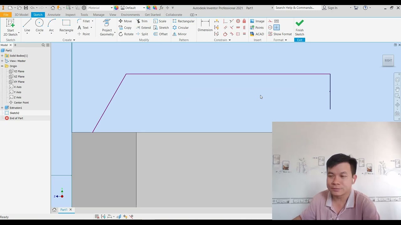 Chain Zipper Modeling in Autodesk Inventor  Beginner 3D CAD Tutorial