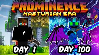 I Spent 100 Days in PROMINENCE 2 In Minecraft