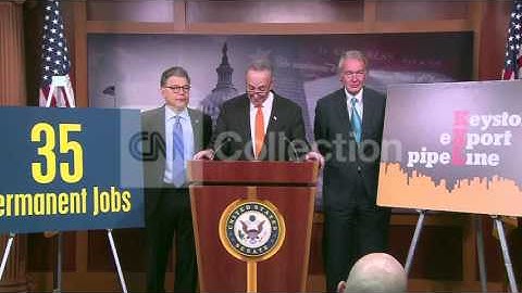 KEYSTONE PIPELINE-SCHUMER:ONLY CREATES 35 JOBS