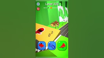 Shape Shifting 2 Gameplay Master Level#335 iOS, Android Games Car Racing #virlashort #shapeshifting