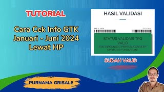 Cara Cek Info GTK 2024 Lewat HP