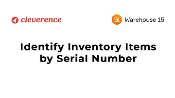 How to Identify Inventory Items by Serial Number in Warehouse 15