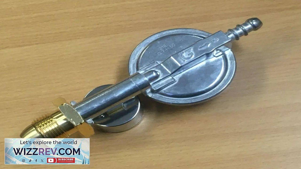 2 Clips With LPG Propane Gas 37 mbar Regulator With Pressure Gauge Review