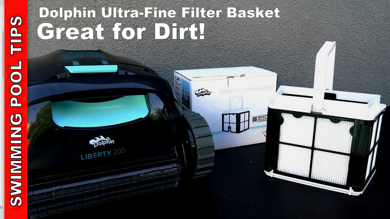 Dolphin Ultra-Fine Filter Basket is Great for Dirt! Featuring the