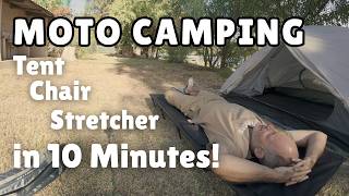 Moto Camping Set Up In 10 Minutes Naturehike Mongar 2 Desert Fox Stretcher Camping Chair