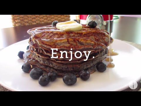 Blender Blueberry Pancakes