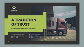Shipping PowerPoint Presentation Template