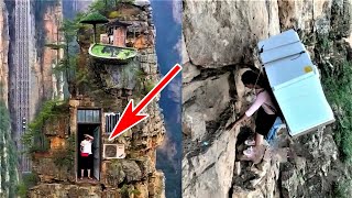 How Did the Chinese Build Houses on Steep Cliffs? | Top Wonders