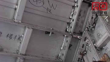 Aluminum formwork for staircase structure