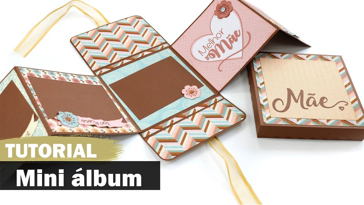 Como fazer mini álbum - DIY - Tutorial