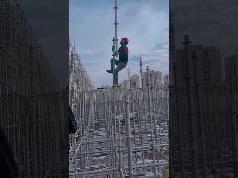 👍Scaffolder | Scaffolding |  Dangerous Work#shorts