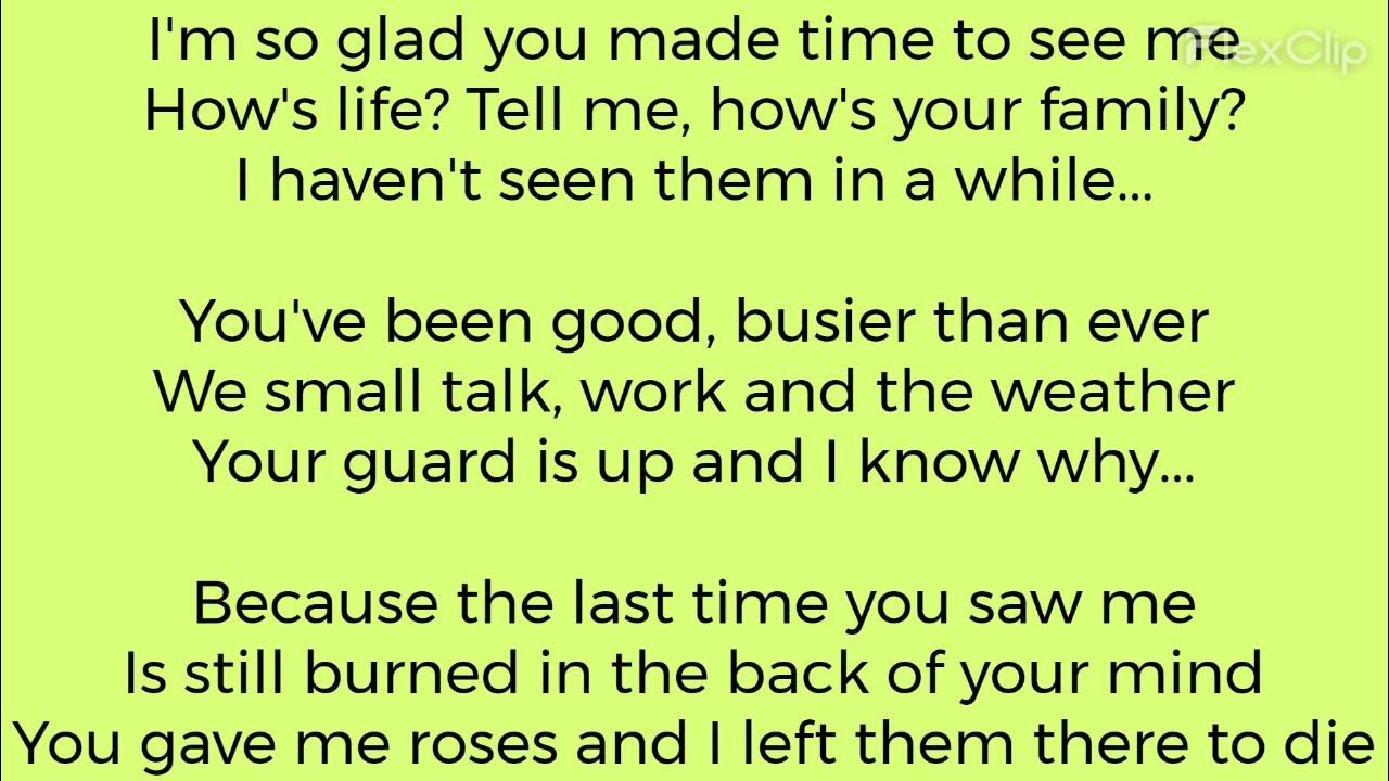 Back To December Lyrics by Taylor Swift YouTube