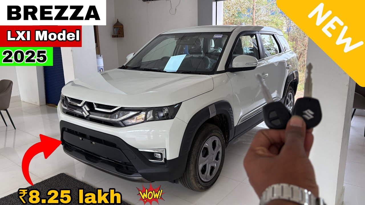 Maruti Brezza Base Model 2025 | Brezza  New Model | Brezza Lxi 2025 | Brezza Facelift Details Review