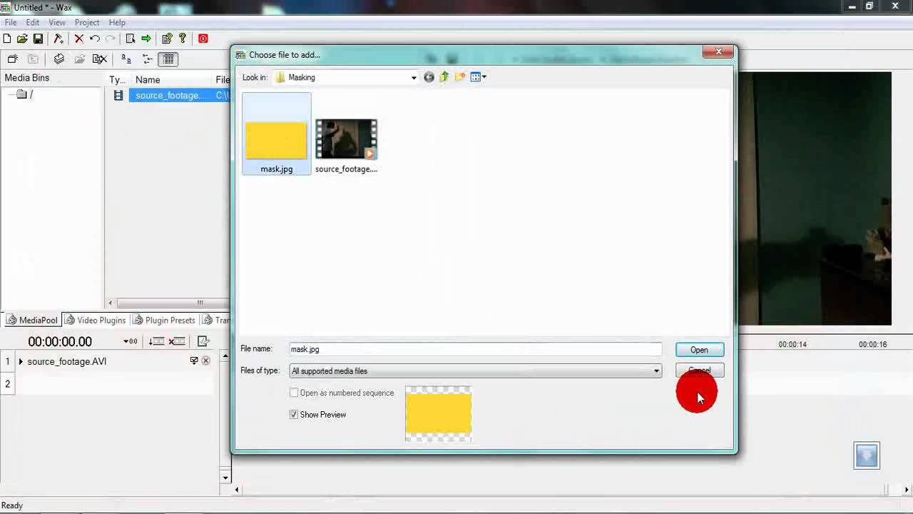 Wax 2.0 tutorial - Masking - Creating muzzle flash