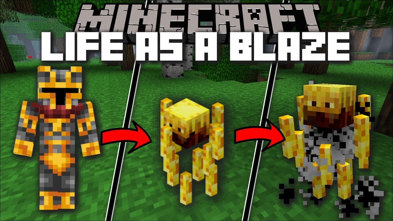 Minecraft Life As A Blaze Mod Fly Around As A Blaze King And Conquer The Nether Minecraft Youtube