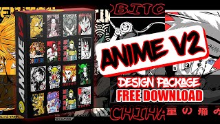 ANIME V2 DESIGN FREE DOWNLOAD! PNG & EPS FILES