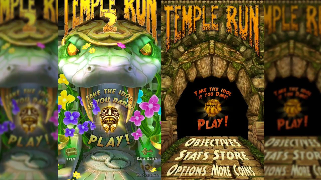 Temple Run 2 Blooming Sands Vs Temple Run - Endless Run Gameplay