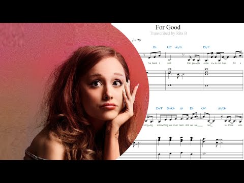 For Good (duet) - Ariana Grande, Cynthia Erivo, Wicked: For Good
