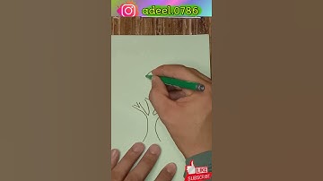tree drawing/ #shorts #youtubeShorts  #Shortvideo #adeelshorts