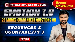 Top CSIR NET Mathematical Science Questions on Sequences &amp; Countability | IFAS